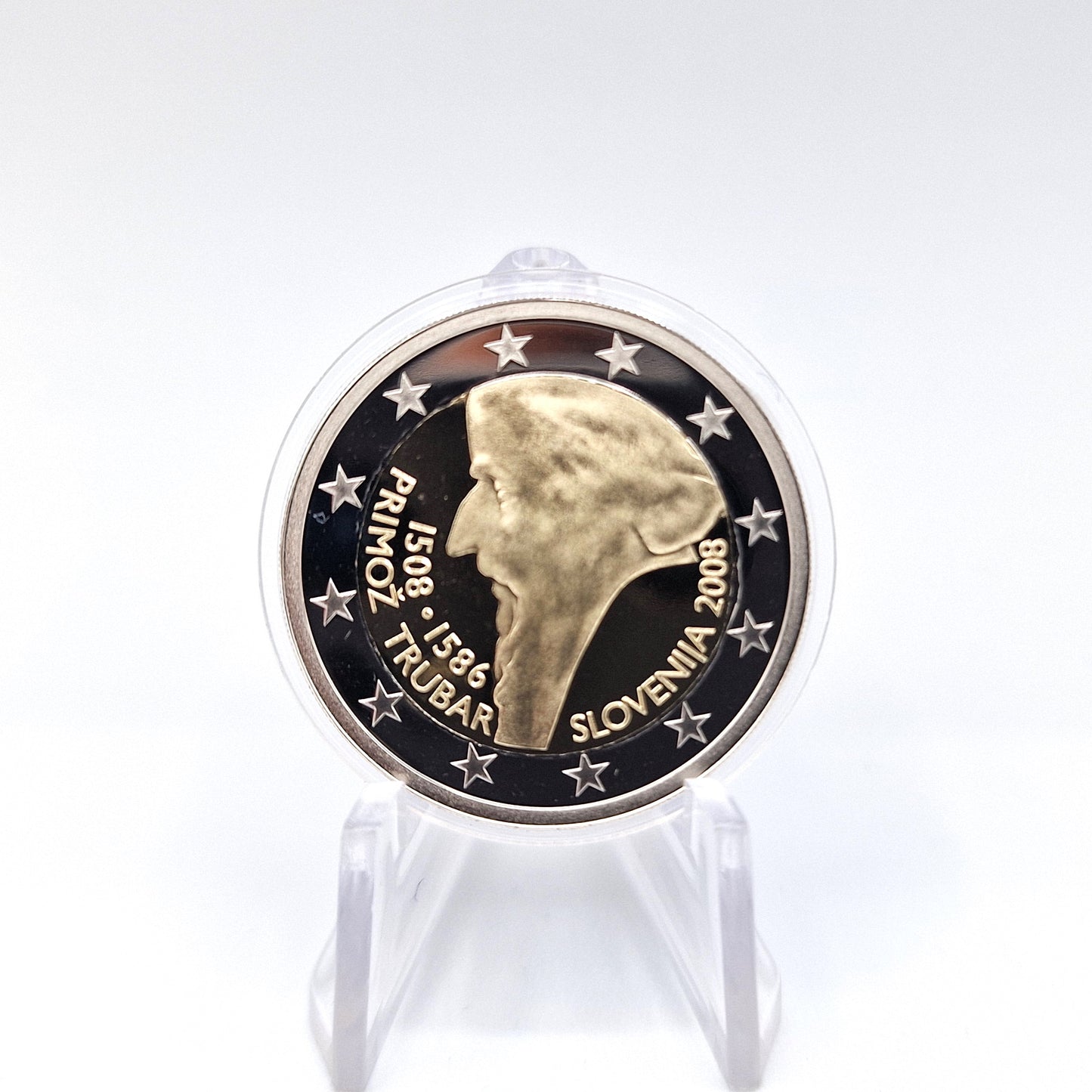 2008 "Primož Trubar" - 2€ Eslovénia Proof