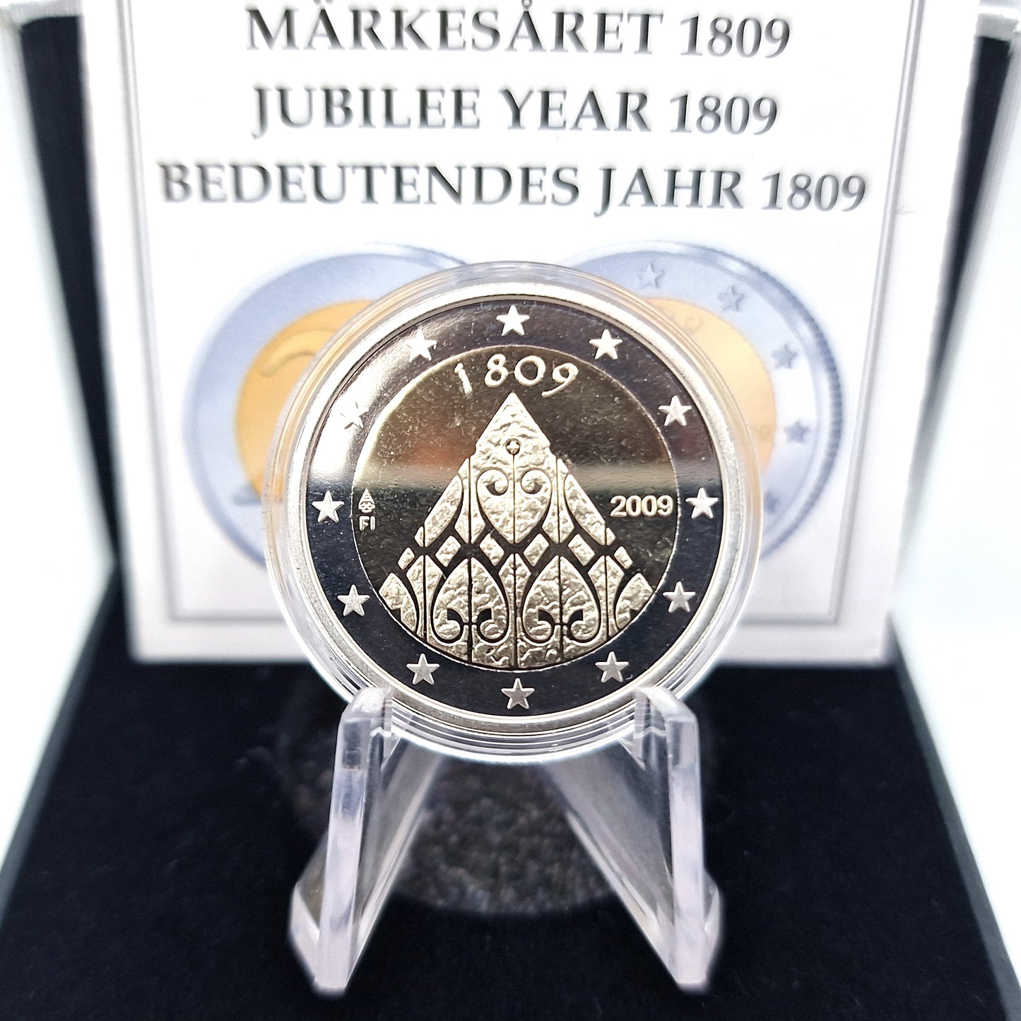 2009 Finnish Autonomy and the Porvoo Diet - 2€ Finland Proof