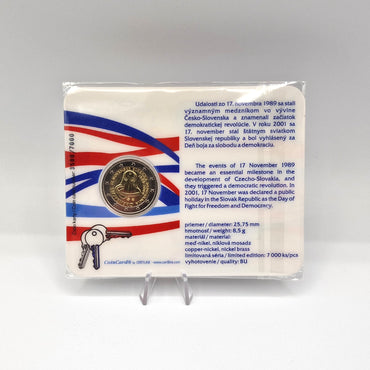 2009 Revolution - 2€ Slovakia Coincard