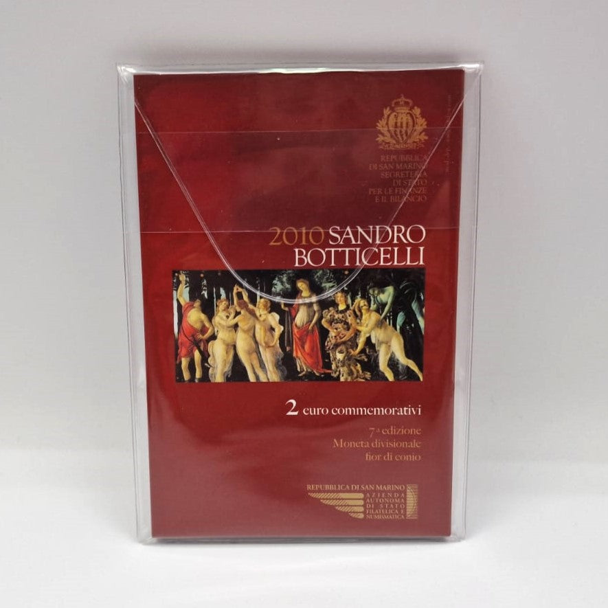 2010 Botticelli - 2€ San Marino Coincard