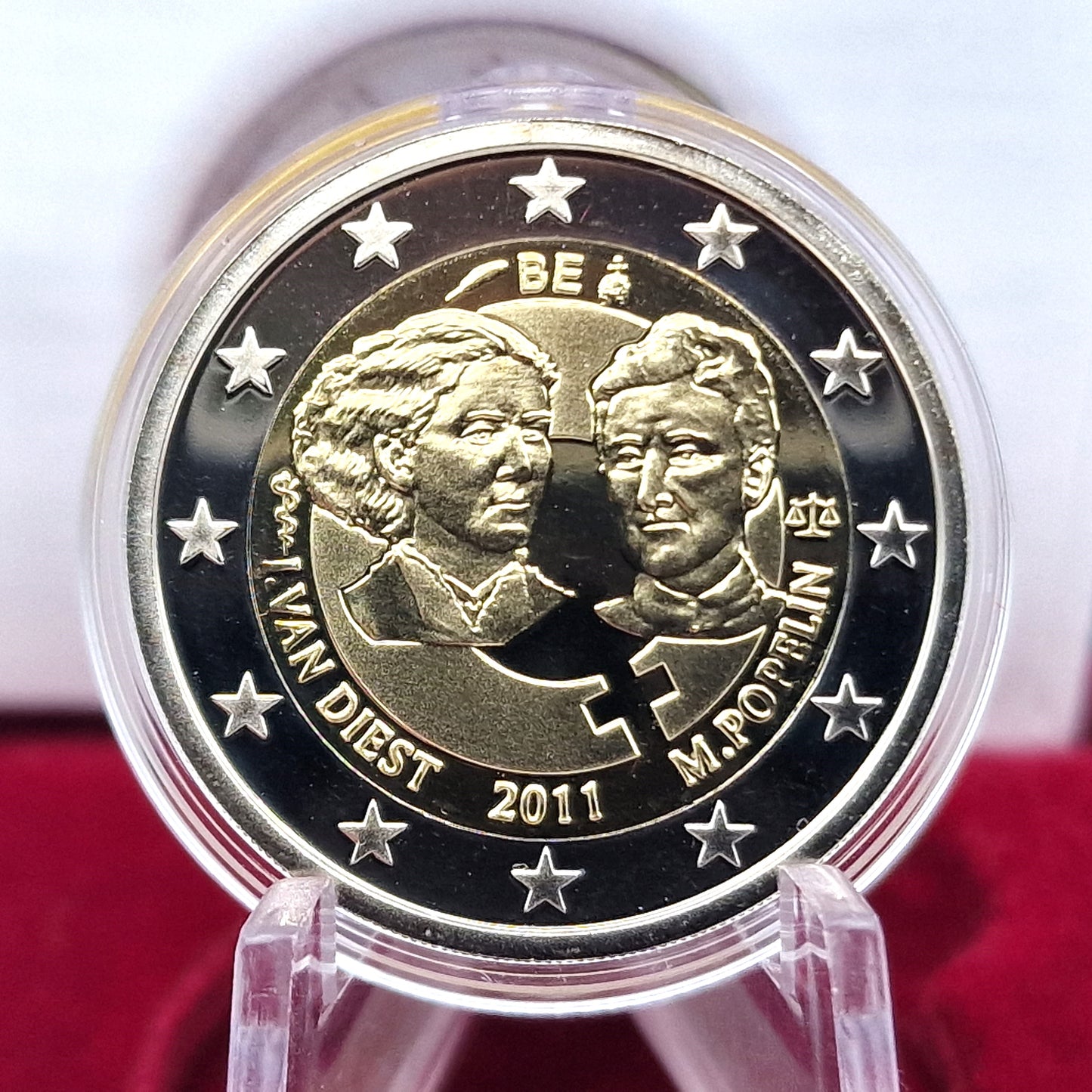 2011 Dia Internacional da Mulher - 2€ Bélgica Proof