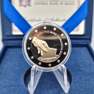 2011 História Constitucional - 2€ Malta Proof