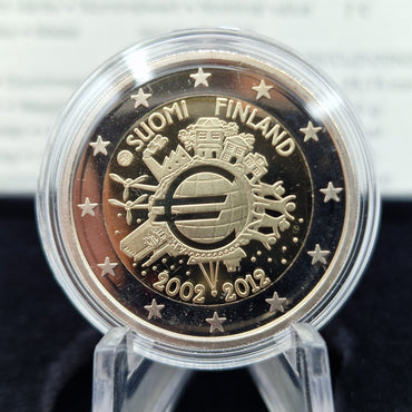 2012 10º Aniversário do Euro - 2€ Finlândia Proof