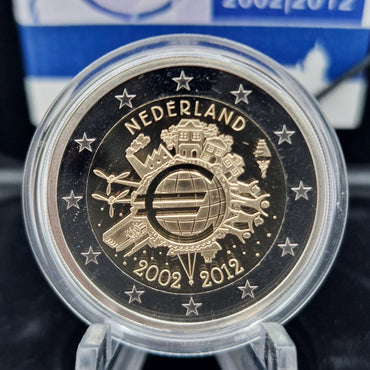 2012 10º Aniversário do Euro TYE - 2€ Países Baixos Proof