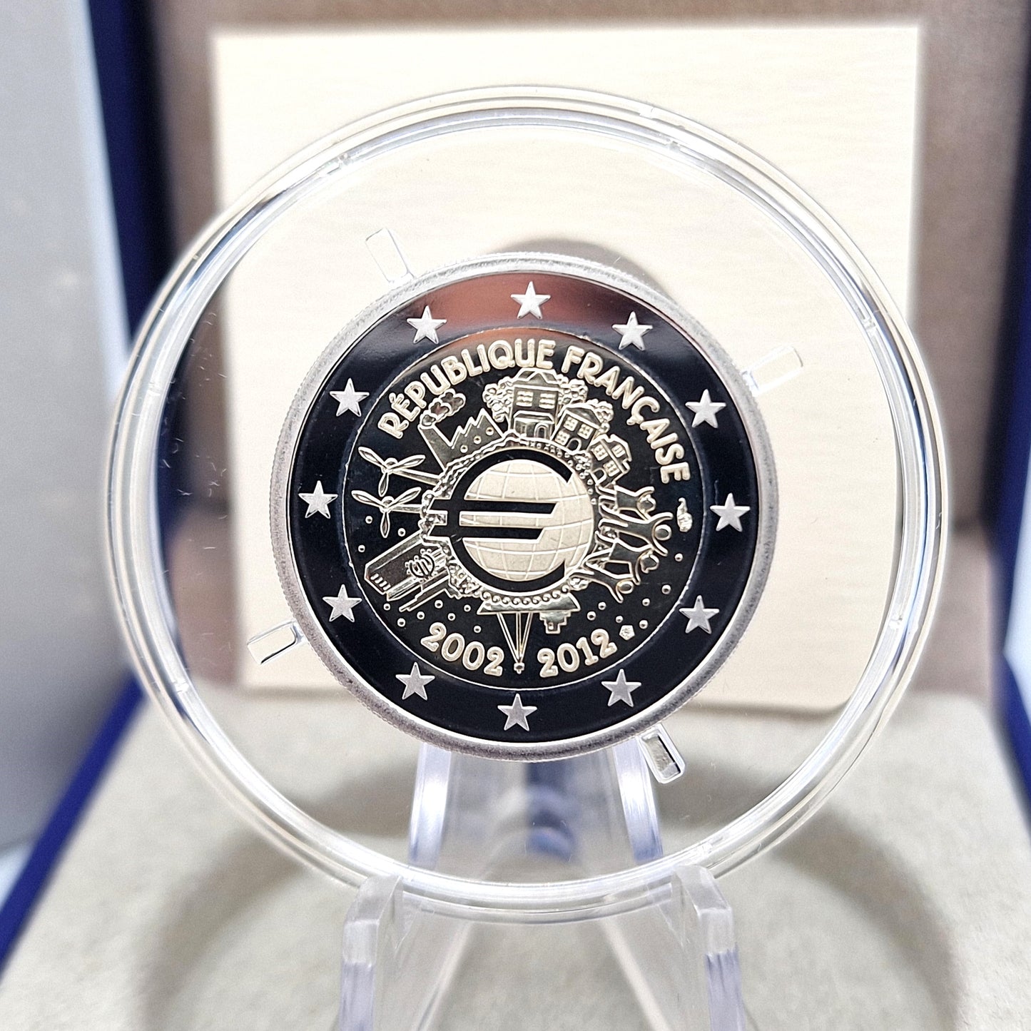 2012 10º Aniversário do Euro (TYE) - 2€ França Proof