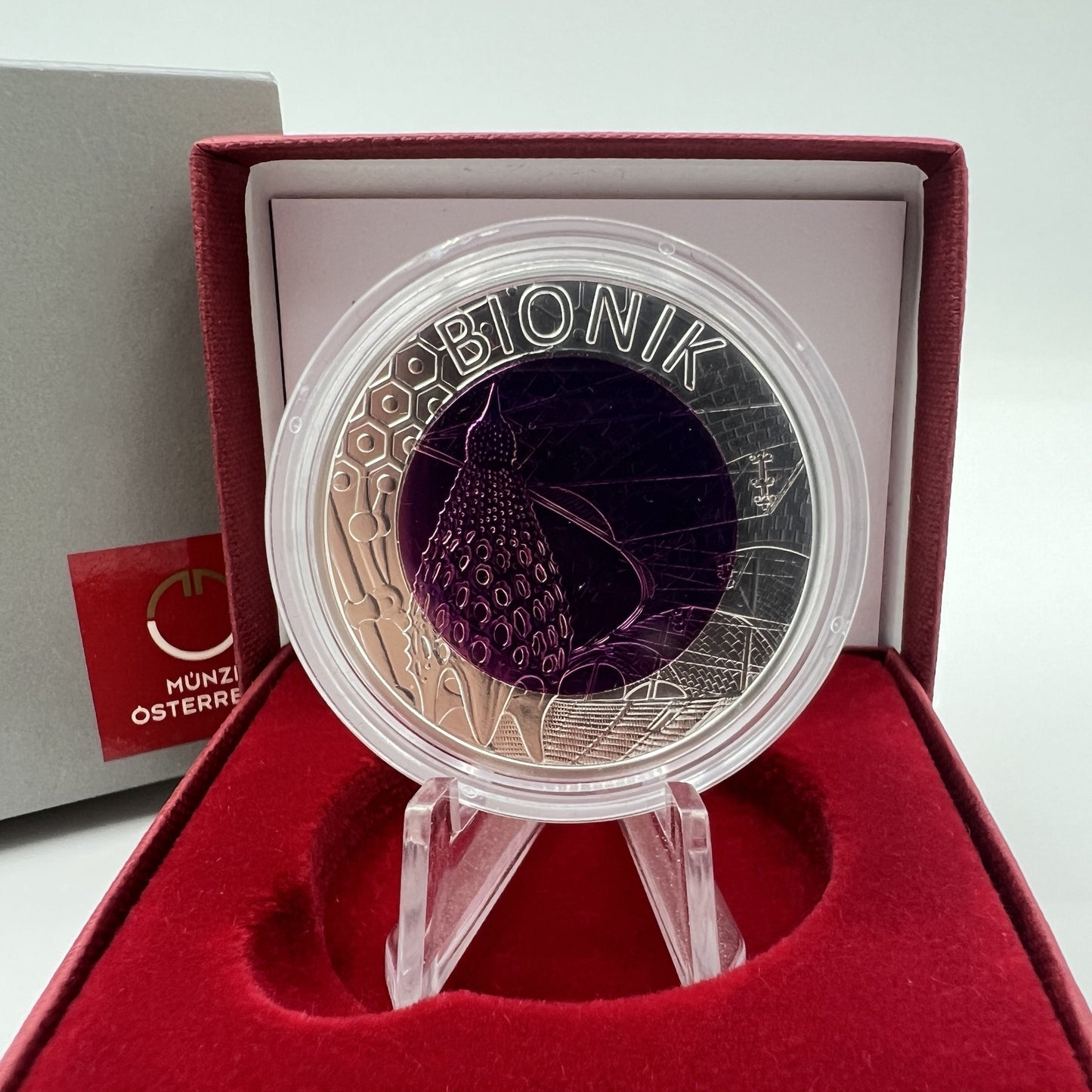 2012 Bionics - 25€ Áustria Niobium Proof