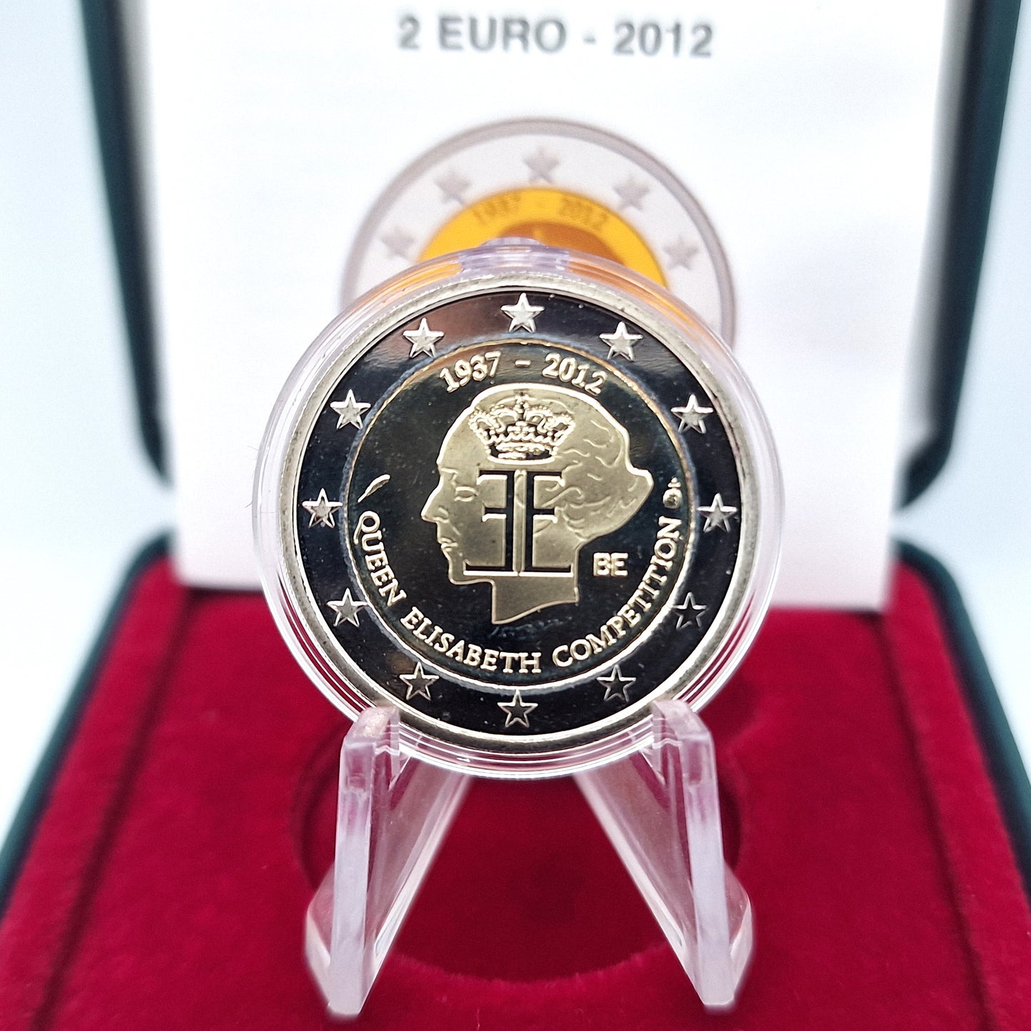 2012 Concurso Rainha Elisabeth - 2€ Bélgica Proof