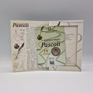 2012 Giovanni Pascoli €2 - Italy Coincard