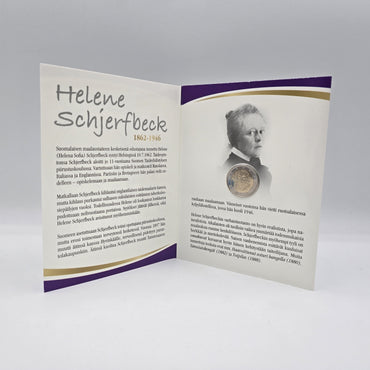 2012 "Helene Schjerfbeck" - 2€ Finlândia Proof (em CC)