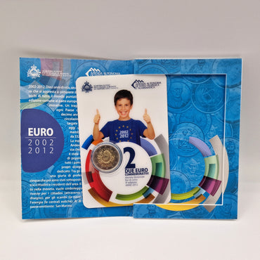 2012 TYE "10 Anos do Euro" - 2€ San Marino Coincard