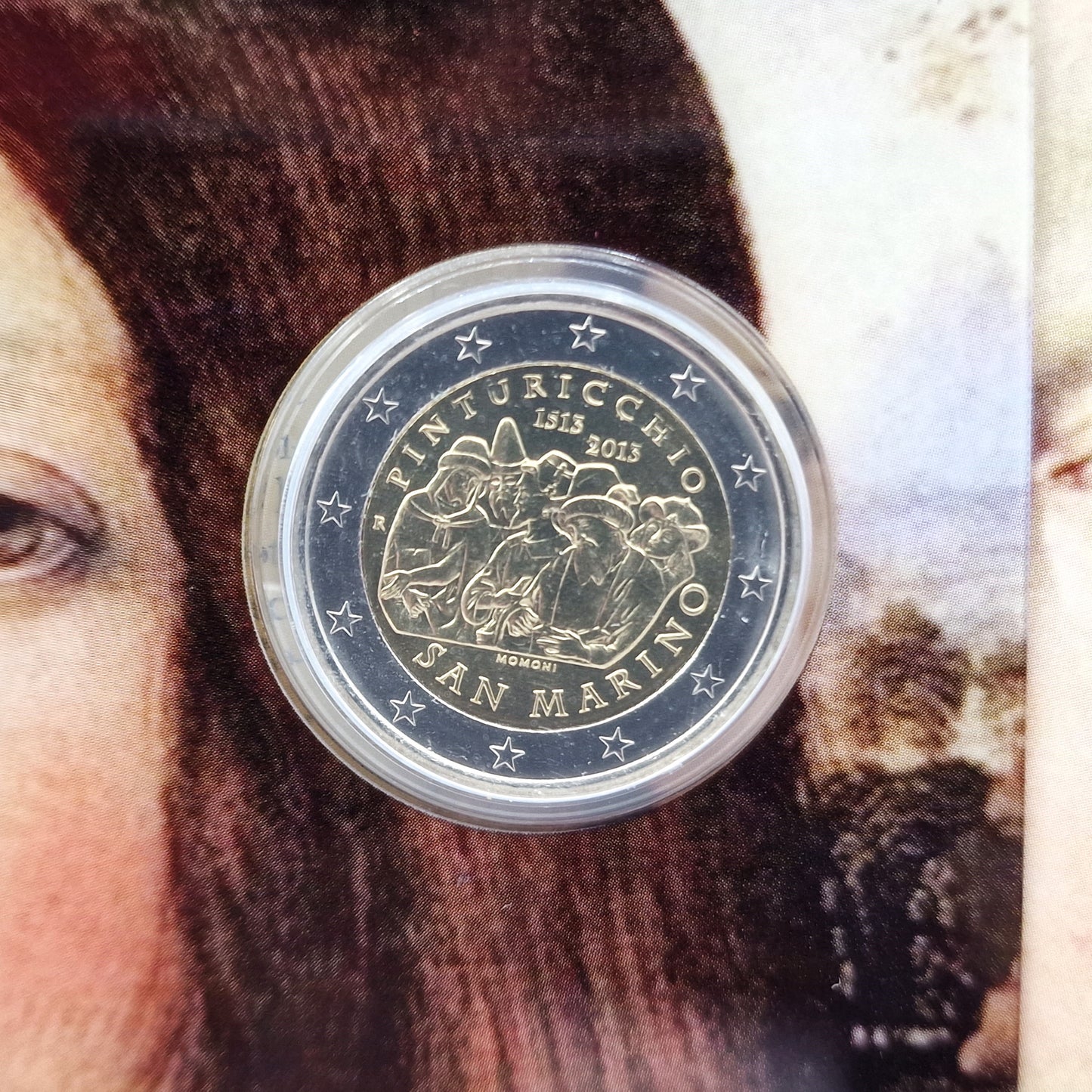 2013 "Pinturicchio" - 2€ San Marino Coincard