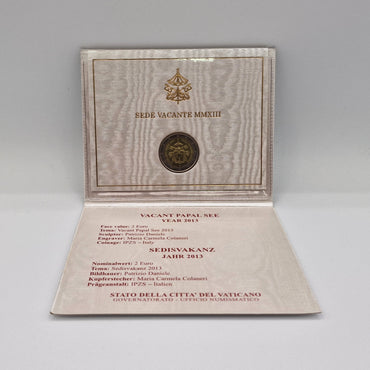 2013 Sede Vacante - 2€ Vatican Coincard