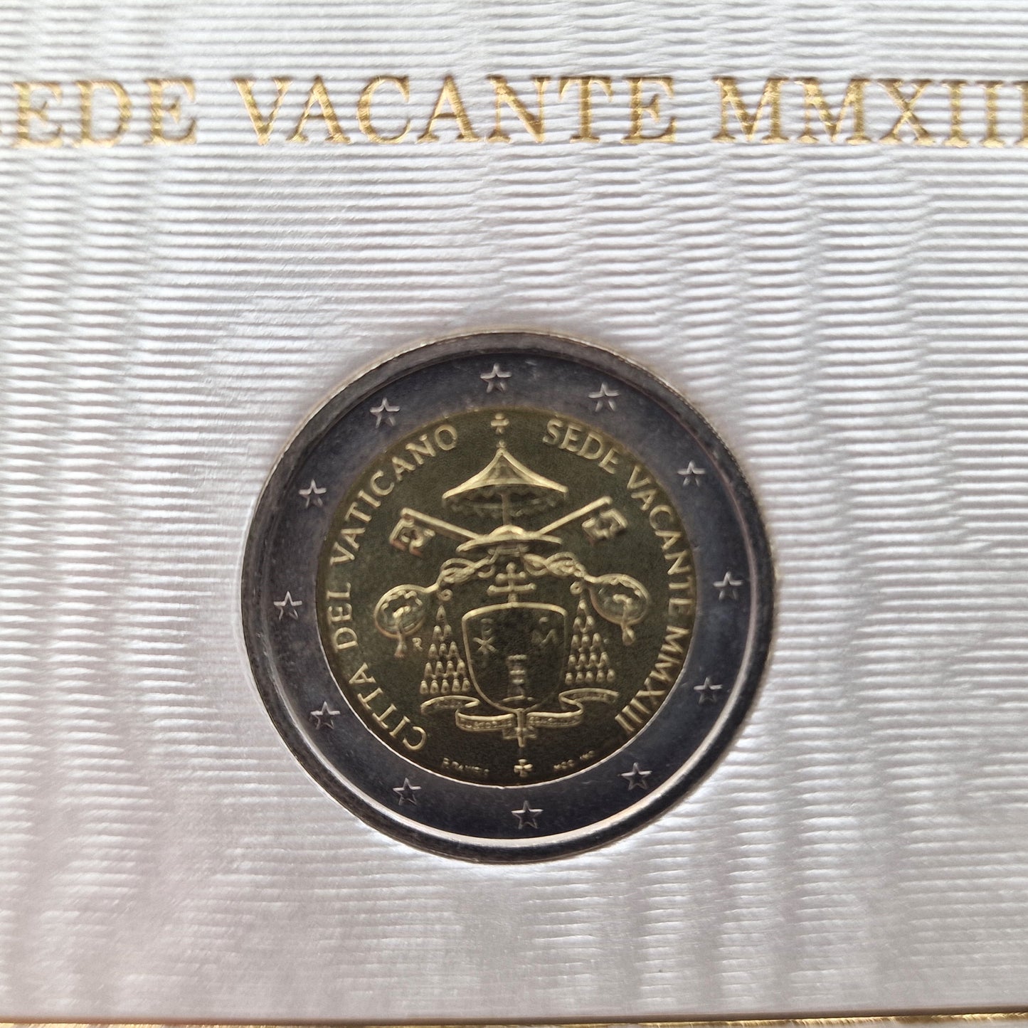 2013 Sede Vacante - 2€ Vatican Coincard