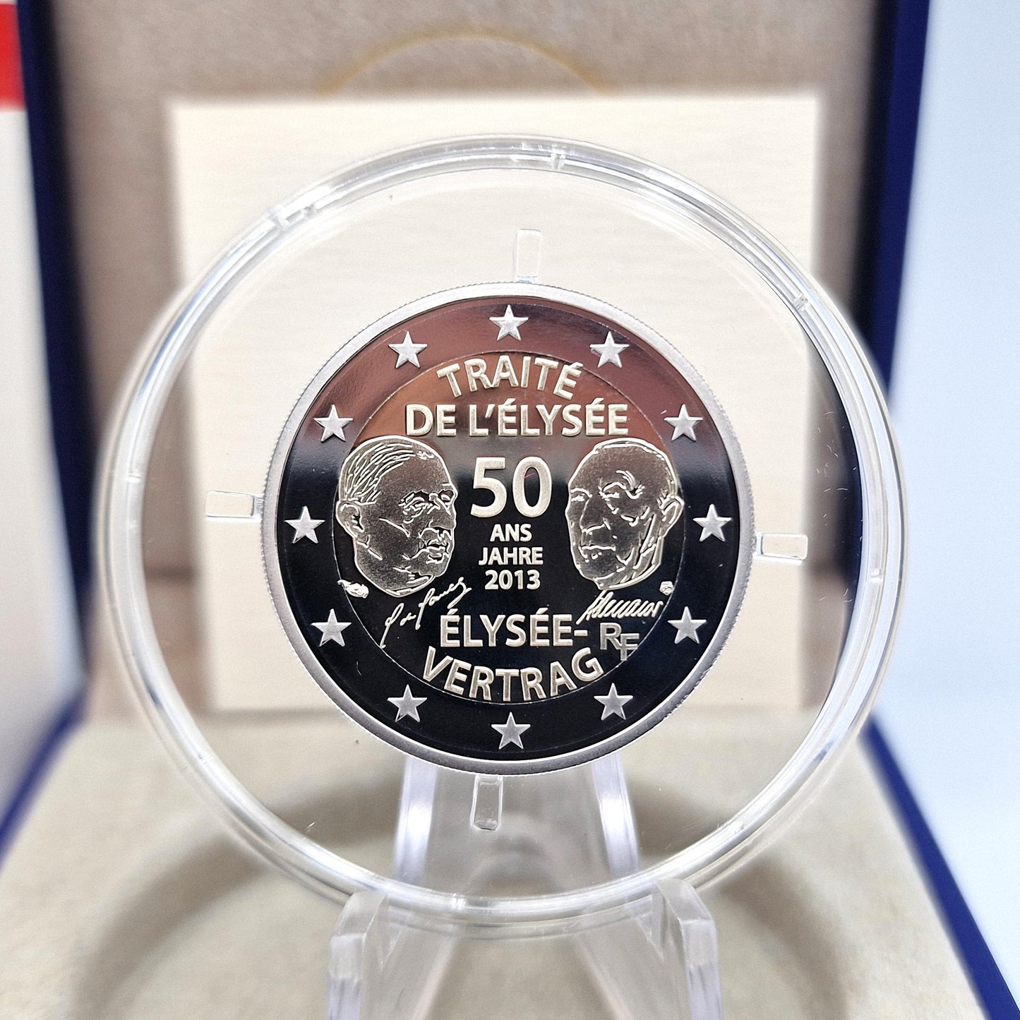 2013 Élysée Treaty - 2€ France Proof