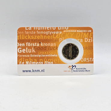 2014 Moedas da Sorte (colorida) - 10cent Países Baixos Coincard