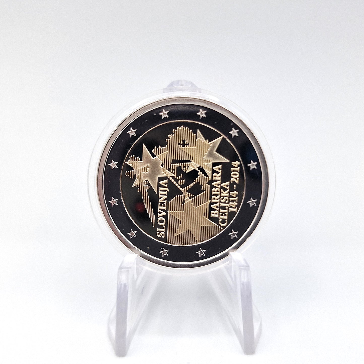 2014 Barbara de Celjska - 2€ Slovenia Proof