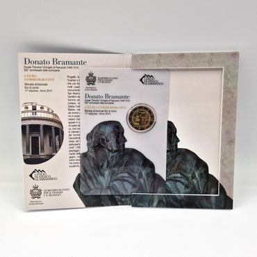 2014 "Donate Bramante" - 2€ San Marino Coincard