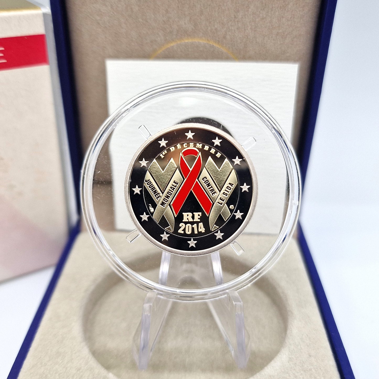2014 Fight against AIDS - 2€ France Proof