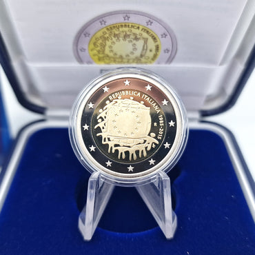 2015 30 Years of the Flag of Europe €2 - Italy Proof