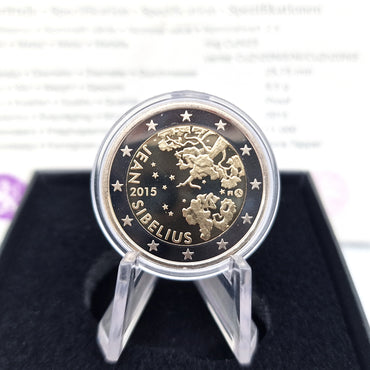2015 "Jean Sibelius" - 2€ Finlândia Proof