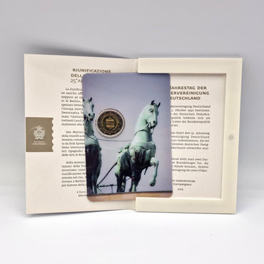 2015 Reunificação da Alemanha - 2€ San Marino Coincard