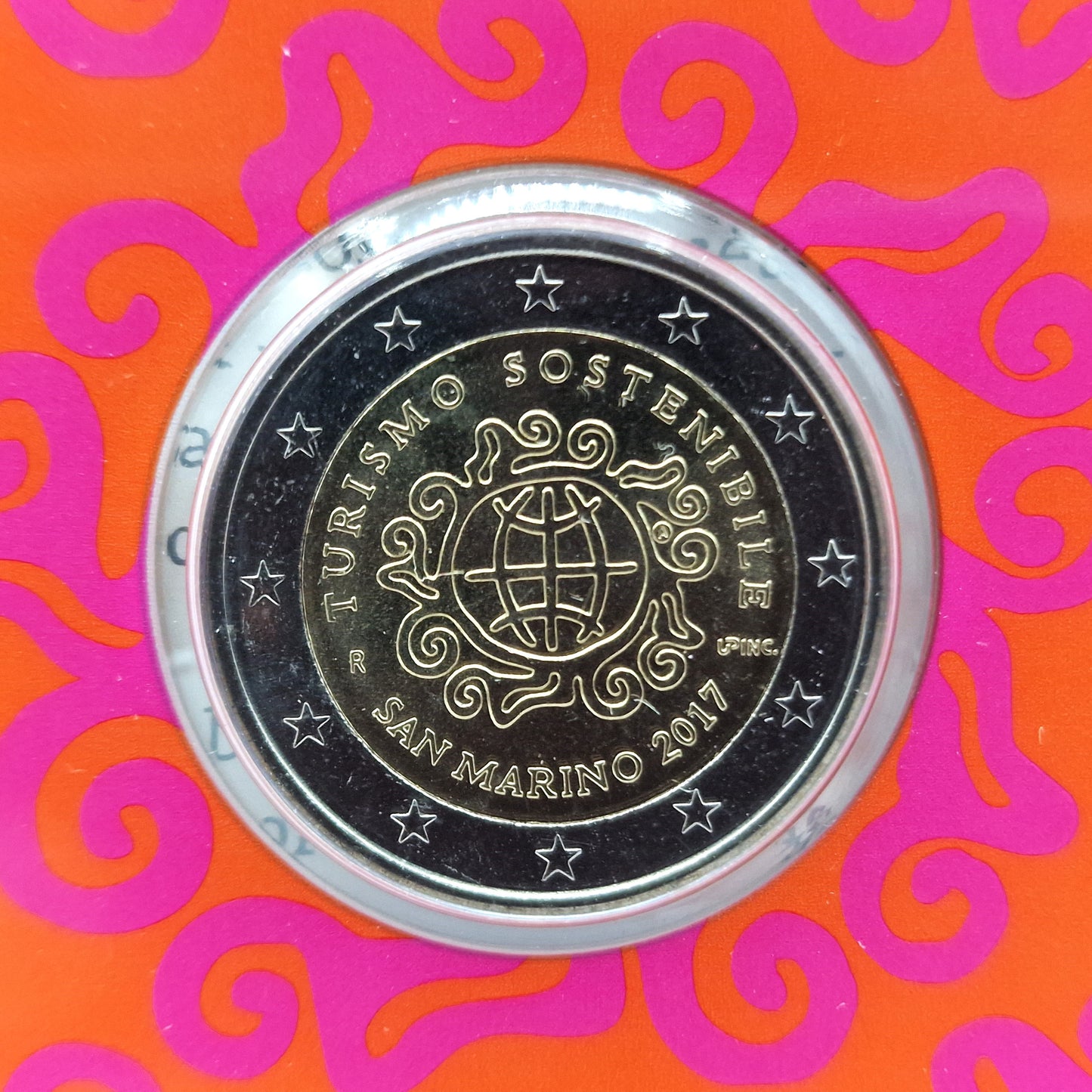 2017 Ano Internacional do Turismo - 2€ San Marino Coincard