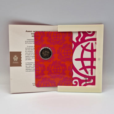 2017 Ano Internacional do Turismo - 2€ San Marino Coincard