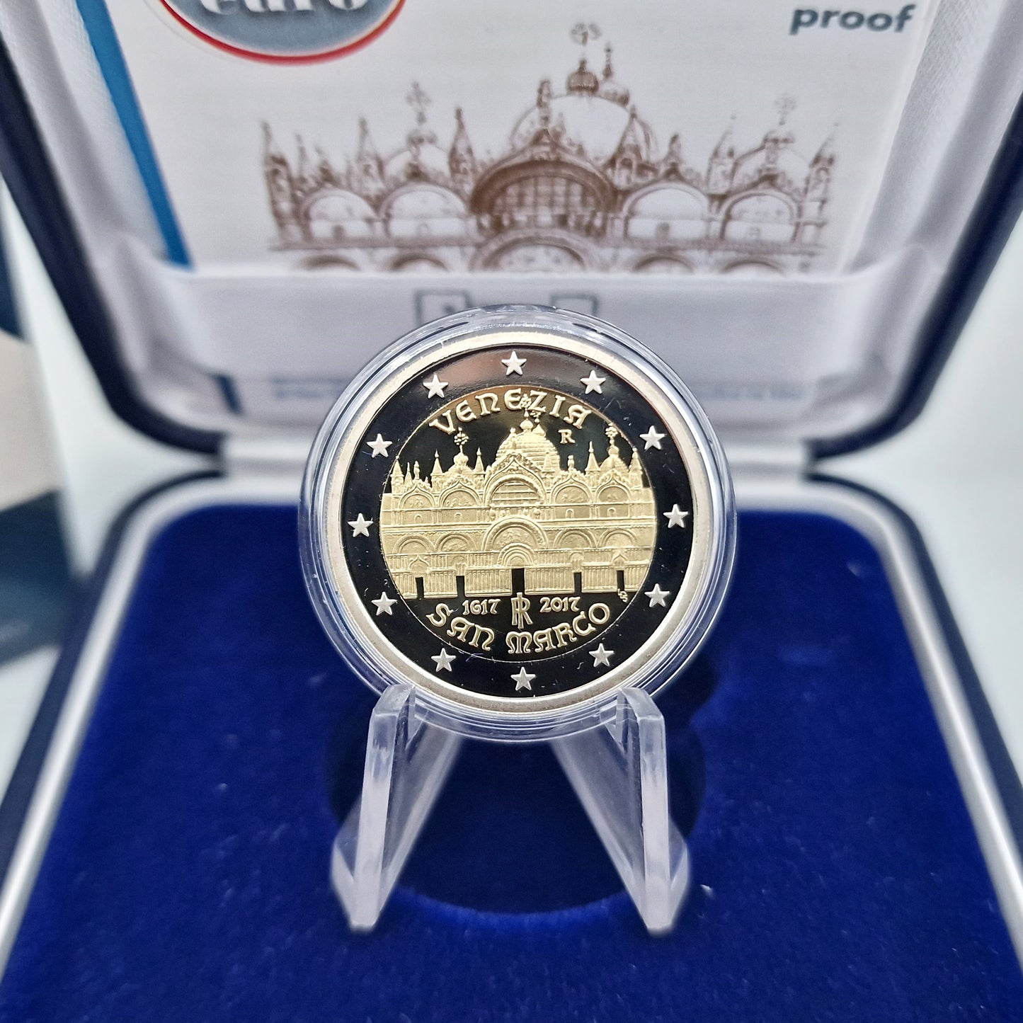 2017 St. Mark's Basilica €2 - Italy Proof