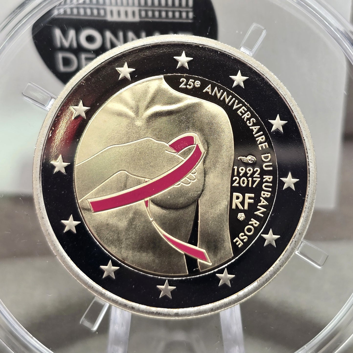 2017 "Cancro da Mama" - 2€ França Proof
