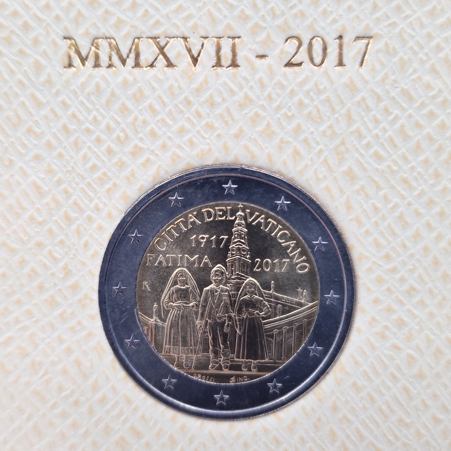 2017 Fátima - 2€ Vatican Coincard
