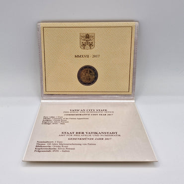 2017 Fátima - 2€ Vaticano Coincard