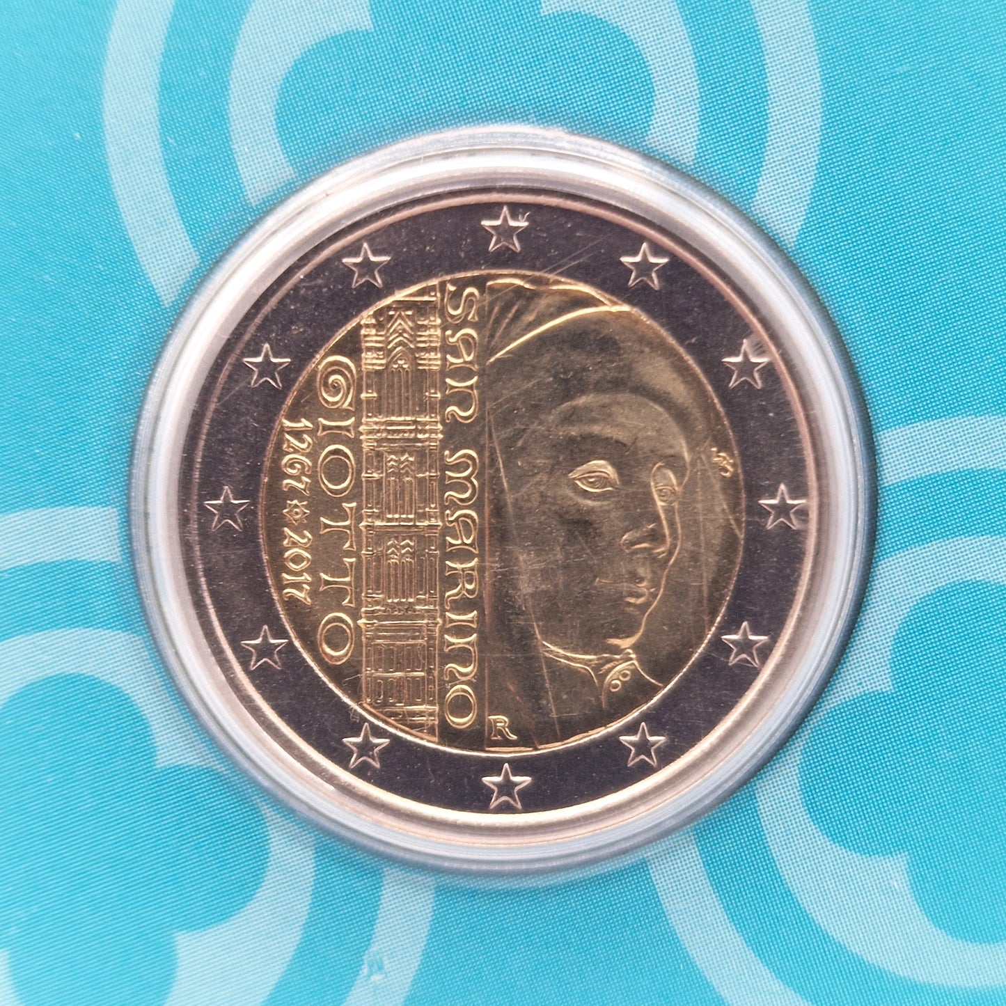 2017 "Giotto" - 2€ San Marino Coincard