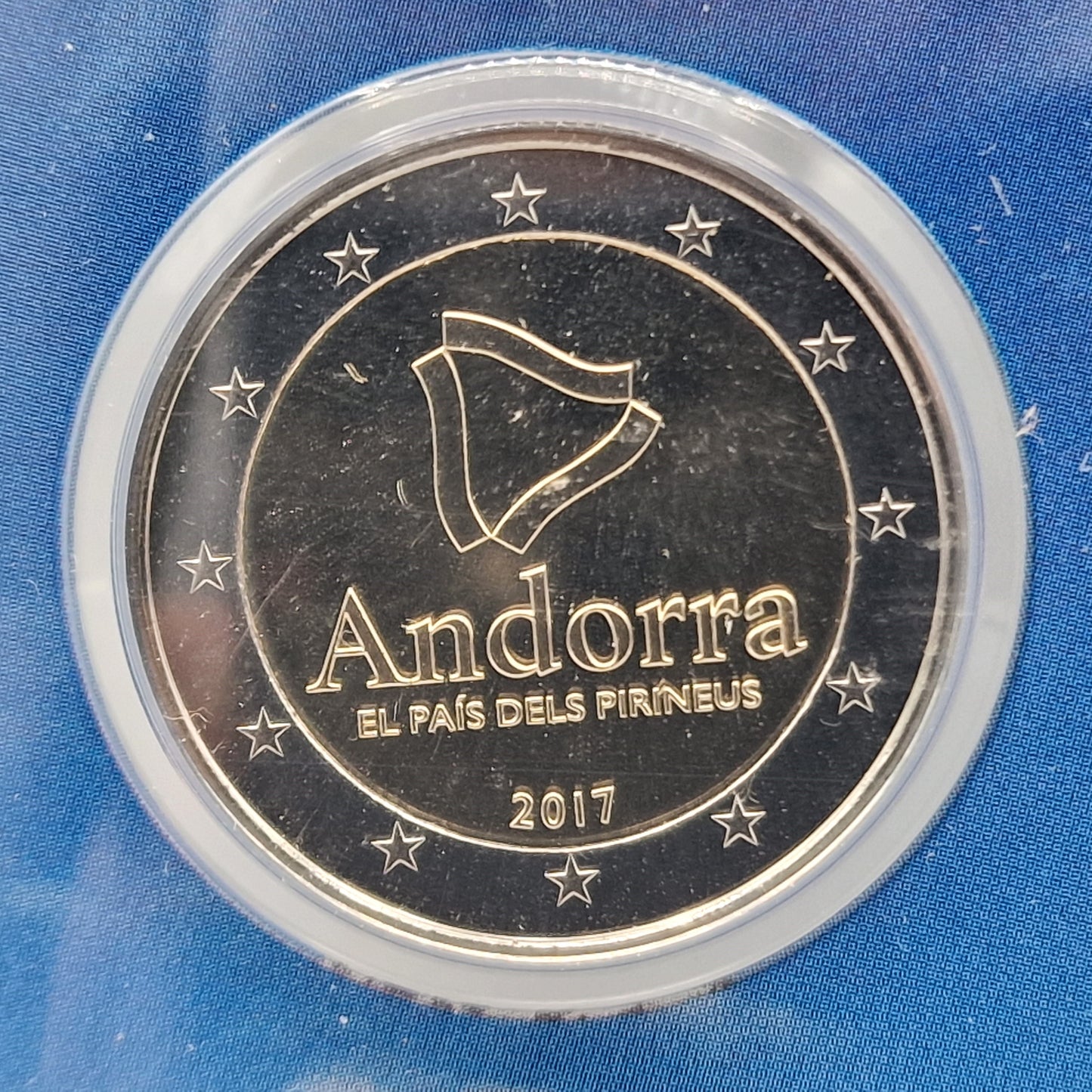 2017 País dos Pirinéus - 2€ Andorra Coincard