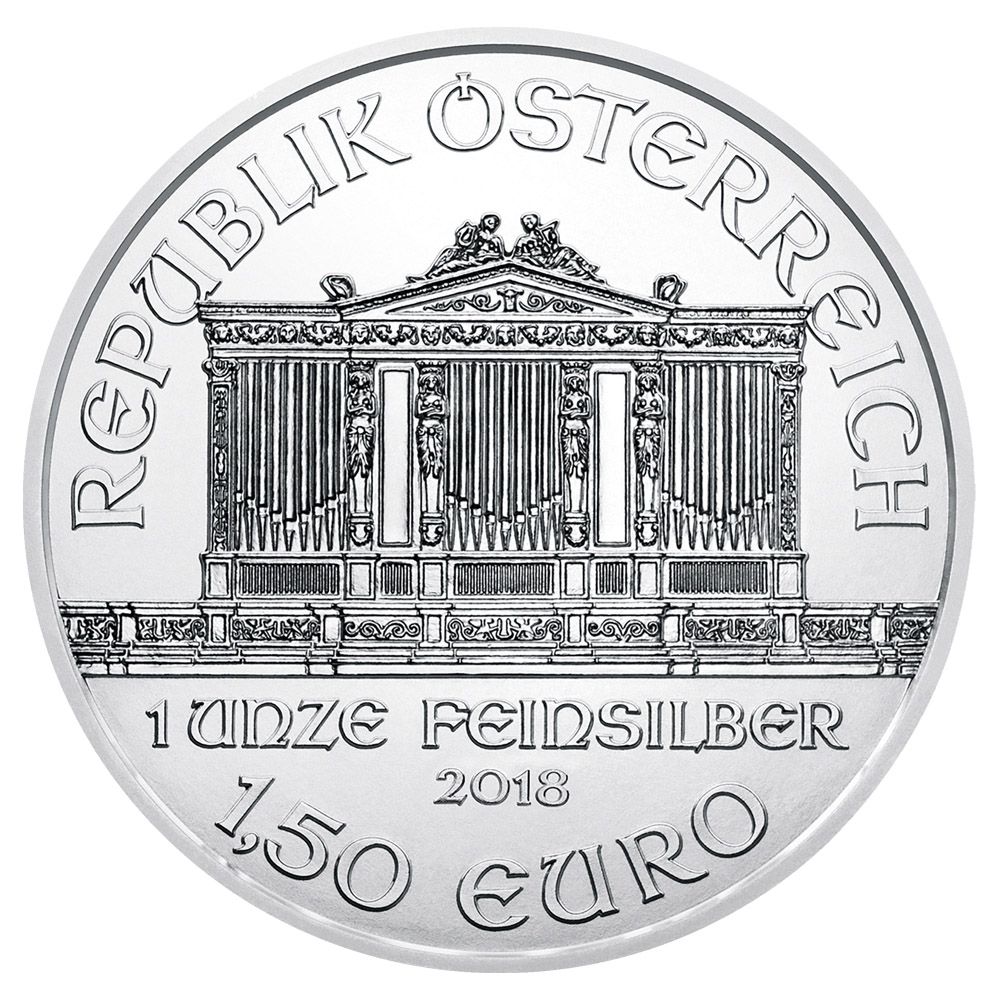 2018 Austrian Philharmonic Orchestra - 1oz Silver Austria