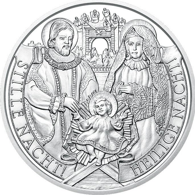 2018 200 anos Silent Night - 20€ Áustria Proof