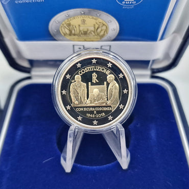 2018 Italian Constitution €2 - Italy Proof