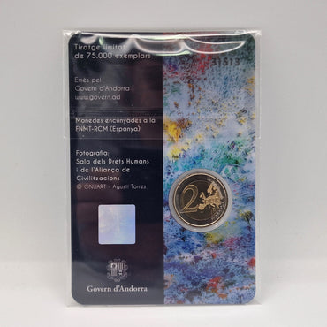 2018 Direitos Humanos - 2€ Andorra Coincard