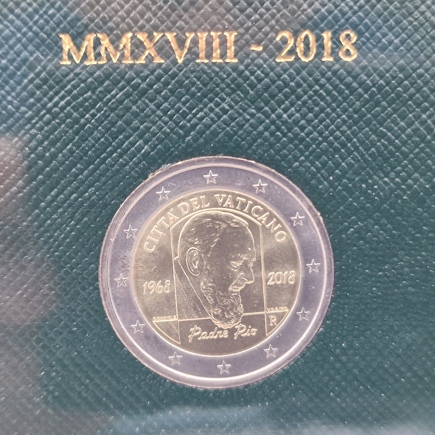 2018 "Padre Pio" - 2€ Vatican Coincard