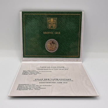 2018 Património Cultural - 2€ Vaticano Coincard