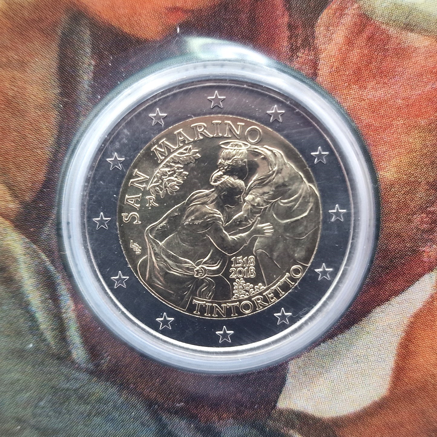 2018 "Tintoretto" - 2€ San Marino Coincard