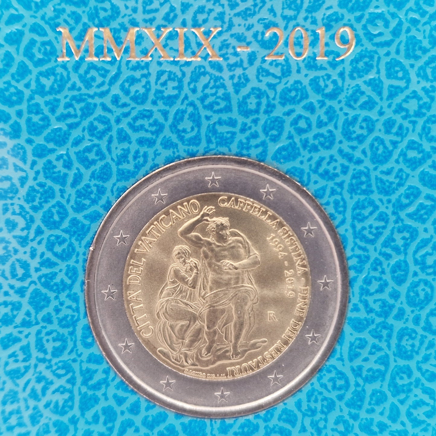 2019 "Sistine Chapel" - 2€ Vatican Coincard