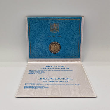2019 "Capela Sistina" - 2€ Vaticano Coincard