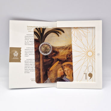 2019 "Leonardo Da Vinci" - 2€ San Marino Coincard