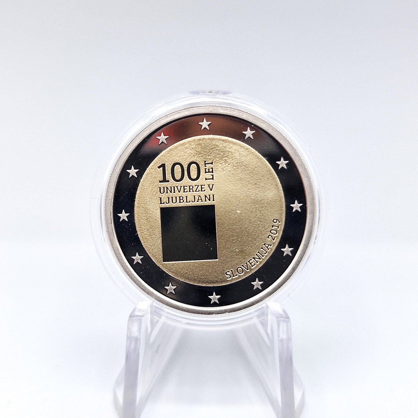 2019 University of Ljubljana - 2€ Slovenia Proof