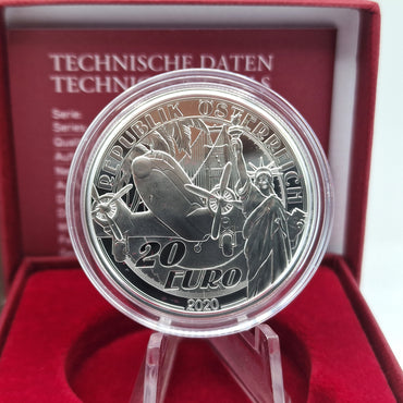 2020 Airbus A380 - 20€ Áustria Proof