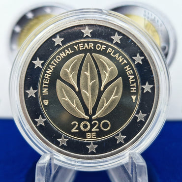 2020 Ano Internacional da Saúde Vegetal "Fitossanidade" - 2€ Bélgica Proof
