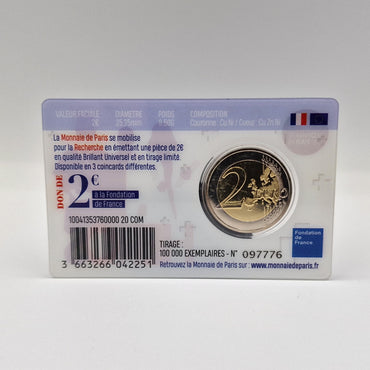 2020 Investigação Médica - 2€ França Heros Coincard