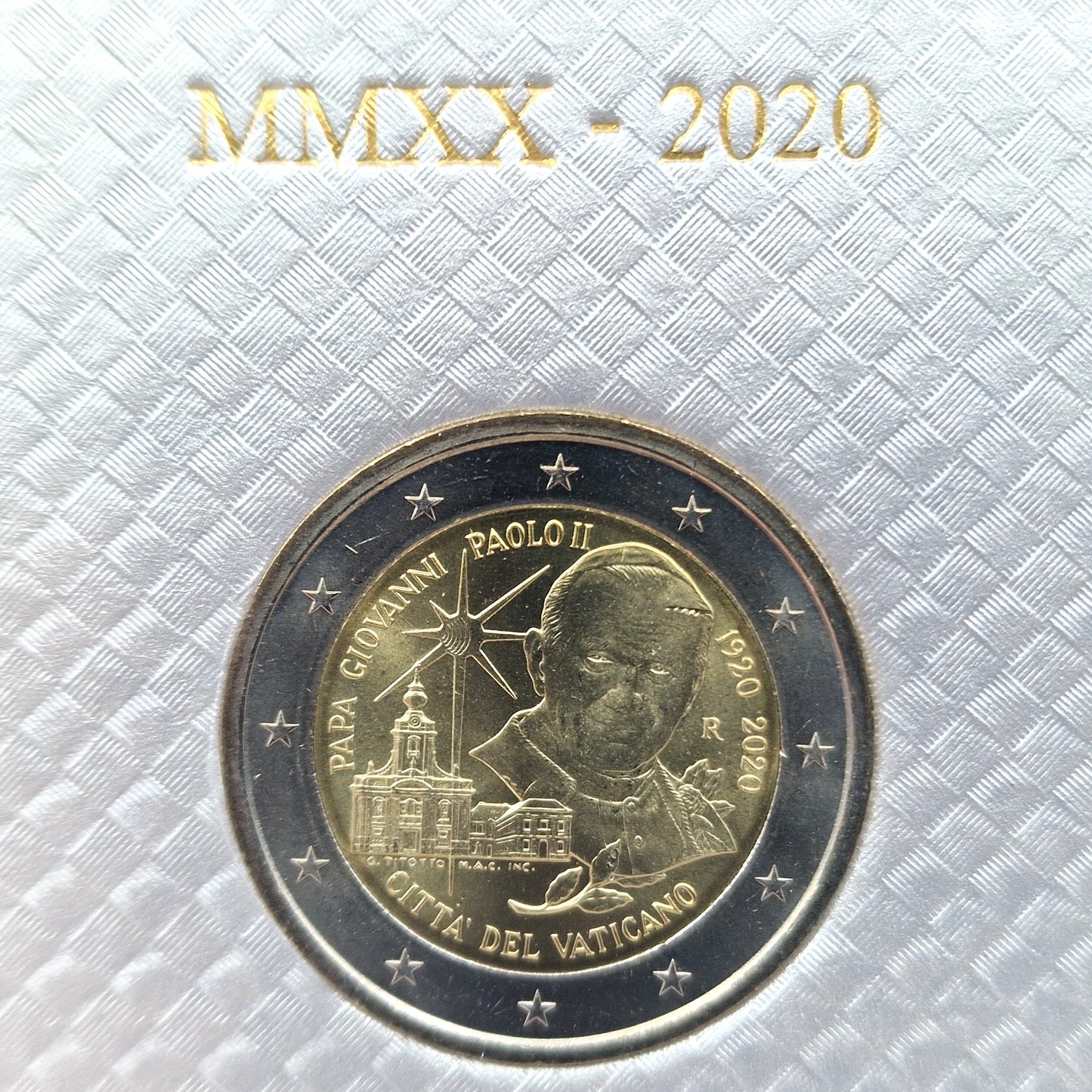 2020 "Pope John Paul II" - €2 Vatican Coincard