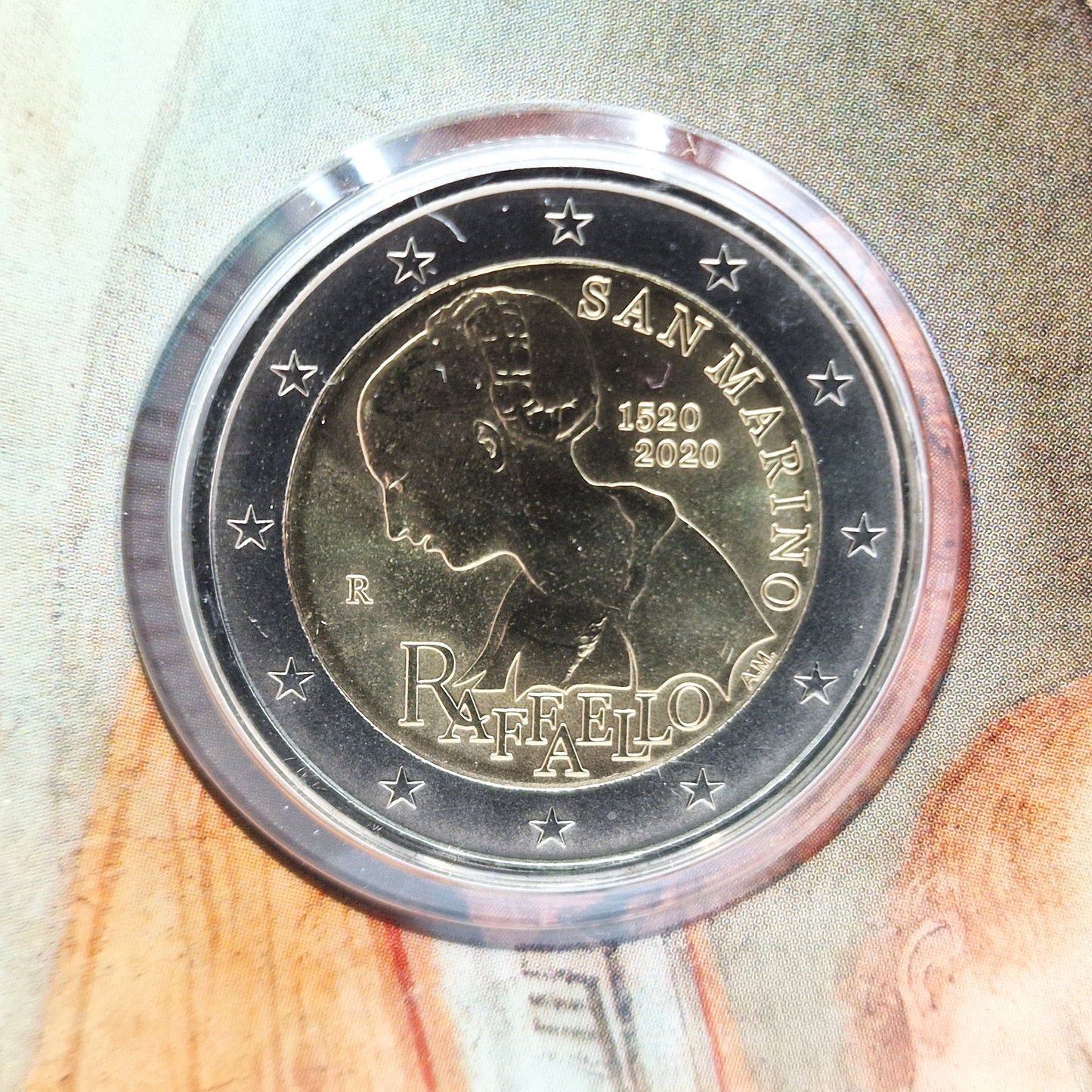 2020 "Raffaello" - 2€ San Marino Coincard
