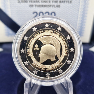 2020 Thermopylae 2€ - Grécia Proof